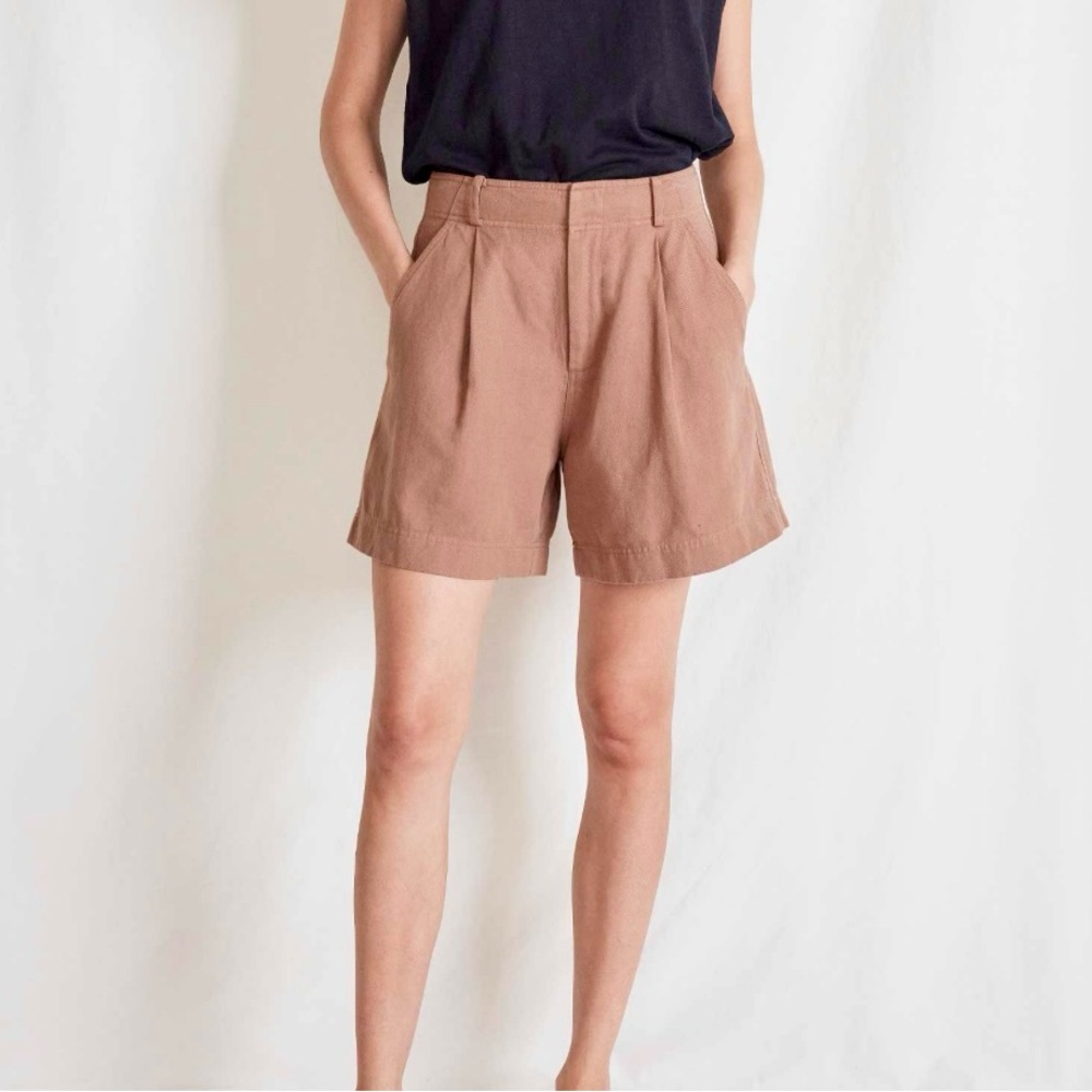 Apiece Apart Francoise Pleated Short